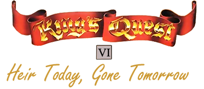 King's Quest VI: Heir Today Gone Tomorrow logo for Amiga